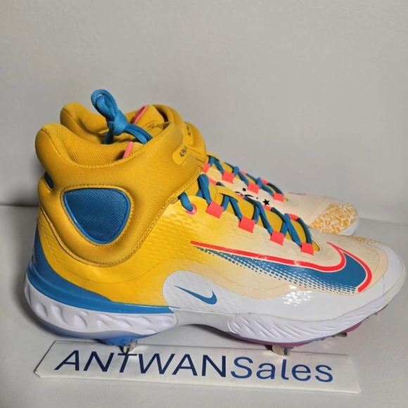 Rare Nike x RBI Alpha Huarache Elite 4 Men 13 Baseball Cleats FZ7344-700100% main image 7